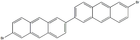 6,6'-dibroMo-2,2'-bianthracene Struktur