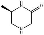 2-Piperazinone, 6-Methyl-, (6R)- Struktur