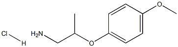 2-(4-METHOXY-PHENOXY)-PROPYLAMINE HCL Structure