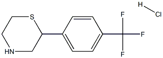 2-[4-(TRIFLUOROMETHYL)PHENYL] THIOMORPHOLINE HCL Struktur