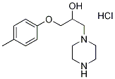 1-PIPERAZIN-1-YL-3-P-TOLYLOXY-PROPAN-2-OLHYDROCHLORIDE Struktur