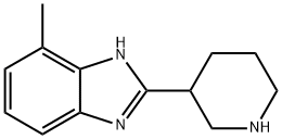 7-METHYL-2-PIPERIDIN-3-YL-1H-BENZIMIDAZOLE Struktur