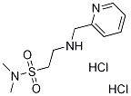 N,N-dimethyl-2-[(pyridin-2-ylmethyl)amino]ethanesulfonamide dihydrochloride Struktur