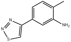 2-Methyl-5-[1,2,3]thiadiazol-4-yl-phenylamine Struktur