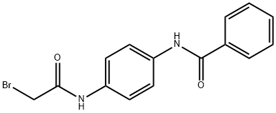 N-{4-[(2-Bromoacetyl)amino]phenyl}benzamide Struktur