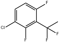 1-Chloro-3-(1,1-difluoroethyl)-2,4-difluorobenzene Struktur