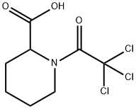 1-(2,2,2-Trichloroacetyl)-2-piperidine-carboxylic acid Struktur