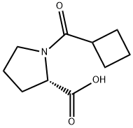 1-(Cyclobutylcarbonyl)proline Struktur