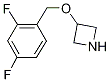 3-[(2,4-Difluorobenzyl)oxy]azetidine Struktur