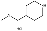 4-[(Methylthio)methyl]piperidine hydrochloride Struktur