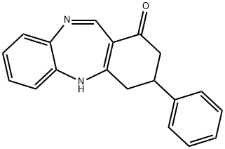 3-Phenyl-2,3,4,5-tetrahydro-1H-dibenzo-[b,e][1,4]diazepin-1-one Struktur