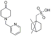 1-(Pyridin-2-ylmethyl)piperidin-4-one: {7,7-dimeth ylbicyclo[2.2.1]heptan-1-yl}methanesulfonic acid Struktur