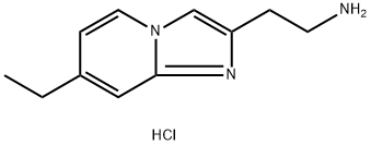 [2-(7-Ethylimidazo[1,2-a]pyridin-2-yl)ethyl]amine dihydrochloride Struktur