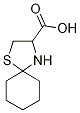 1-Thia-4-azaspiro[4.5]decane-3-carboxylic acid Struktur