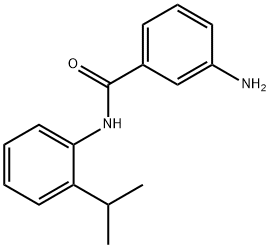 3-AMINO-N-(2-ISOPROPYLPHENYL)BENZAMIDE Struktur