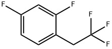 2,4-Difluoro-1-(2,2,2-trifluoroethyl)benzene Struktur