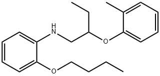 2-Butoxy-N-[2-(2-methylphenoxy)butyl]aniline Struktur