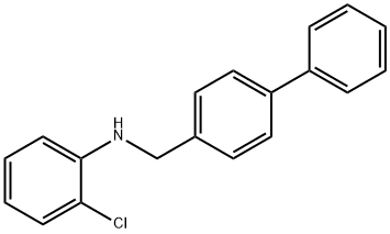 N-([1,1'-Biphenyl]-4-ylmethyl)-2-chloroaniline Struktur