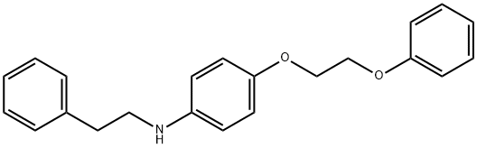 N-Phenethyl-4-(2-phenoxyethoxy)aniline Struktur