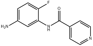 N-(5-amino-2-fluorophenyl)isonicotinamide Struktur