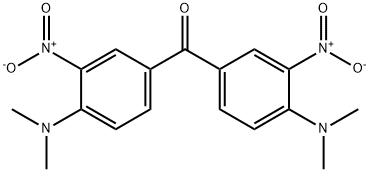 bis[4-(dimethylamino)-3-nitrophenyl]methanone Struktur