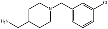 [1-(3-chlorobenzyl)piperidin-4-yl]methylamine Struktur