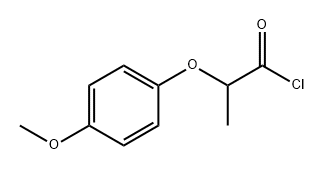 2-(4-methoxyphenoxy)propanoyl chloride Struktur