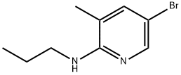 N-(5-Bromo-3-methyl-2-pyridinyl)-N-propylamine Struktur