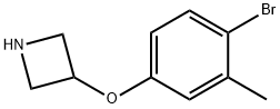 3-(4-Bromo-3-methylphenoxy)azetidine Struktur