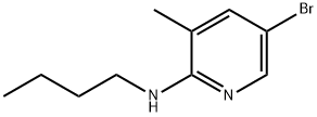 N-(5-Bromo-3-methyl-2-pyridinyl)-N-butylamine Struktur