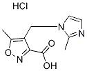 5-Methyl-4-(2-methyl-imidazol-1-ylmethyl)-isoxazole-3-carboxylic acid hydrochloride Struktur