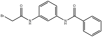 N-{3-[(2-Bromoacetyl)amino]phenyl}benzamide Struktur