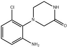 4-(2-Amino-6-chlorophenyl)-2-piperazinone Struktur