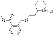 Methyl 2-{[2-(2-piperidinyl)ethoxy]-methyl}benzoate hydrochloride Struktur