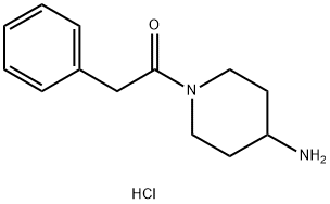 4-piperidinamine, 1-(phenylacetyl)- Struktur