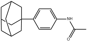 acetamide, N-(4-tricyclo[3.3.1.1~3,7~]dec-1-ylphenyl)- Struktur