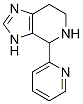 4-Pyridin-2-yl-4,5,6,7-tetrahydro-3H-imidazo[4,5-c]pyridine Struktur