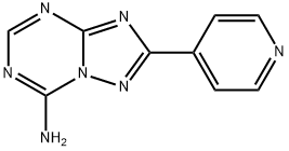 2-Pyridin-4-yl[1,2,4]triazolo-[1,5-a][1,3,5]triazin-7-amine Struktur