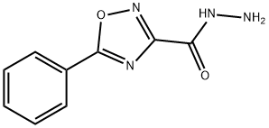 5-Phenyl-[1,2,4]oxadiazole-3-carboxylic acid hydrazide Struktur