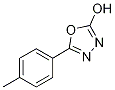 5-(4-methylphenyl)-1,3,4-oxadiazol-2-ol Struktur