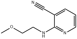 2-[(2-Methoxyethyl)amino]nicotinonitrile Struktur