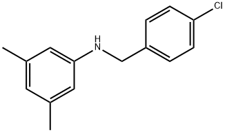 N-(4-Chlorobenzyl)-3,5-dimethylaniline Struktur