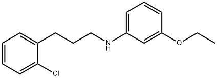 N-[3-(2-Chlorophenyl)propyl]-3-ethoxyaniline Struktur