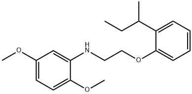 N-{2-[2-(sec-Butyl)phenoxy]ethyl}-2,5-dimethoxyaniline Struktur