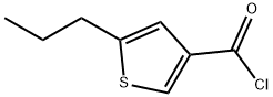 5-propylthiophene-3-carbonyl chloride Struktur