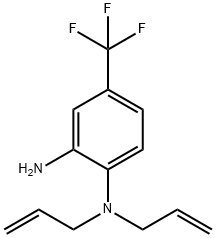 N~1~,N~1~-Diallyl-4-(trifluoromethyl)-1,2-benzenediamine Struktur