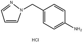 4-Pyrazol-1-ylmethyl-phenylamine dihydrochloride Struktur