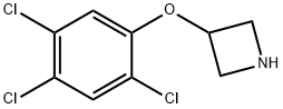 3-(2,4,5-Trichlorophenoxy)azetidine Struktur