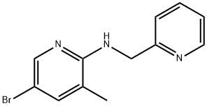 5-Bromo-3-methyl-N-(2-pyridinylmethyl)-2-pyridinamine Struktur