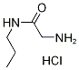 2-Amino-N-propylacetamide hydrochloride Struktur